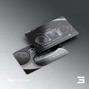 کارت ویزیت لوازم اسپرت ماشین